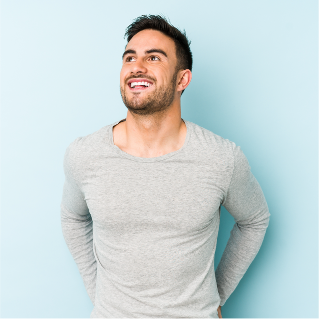 Smiling man