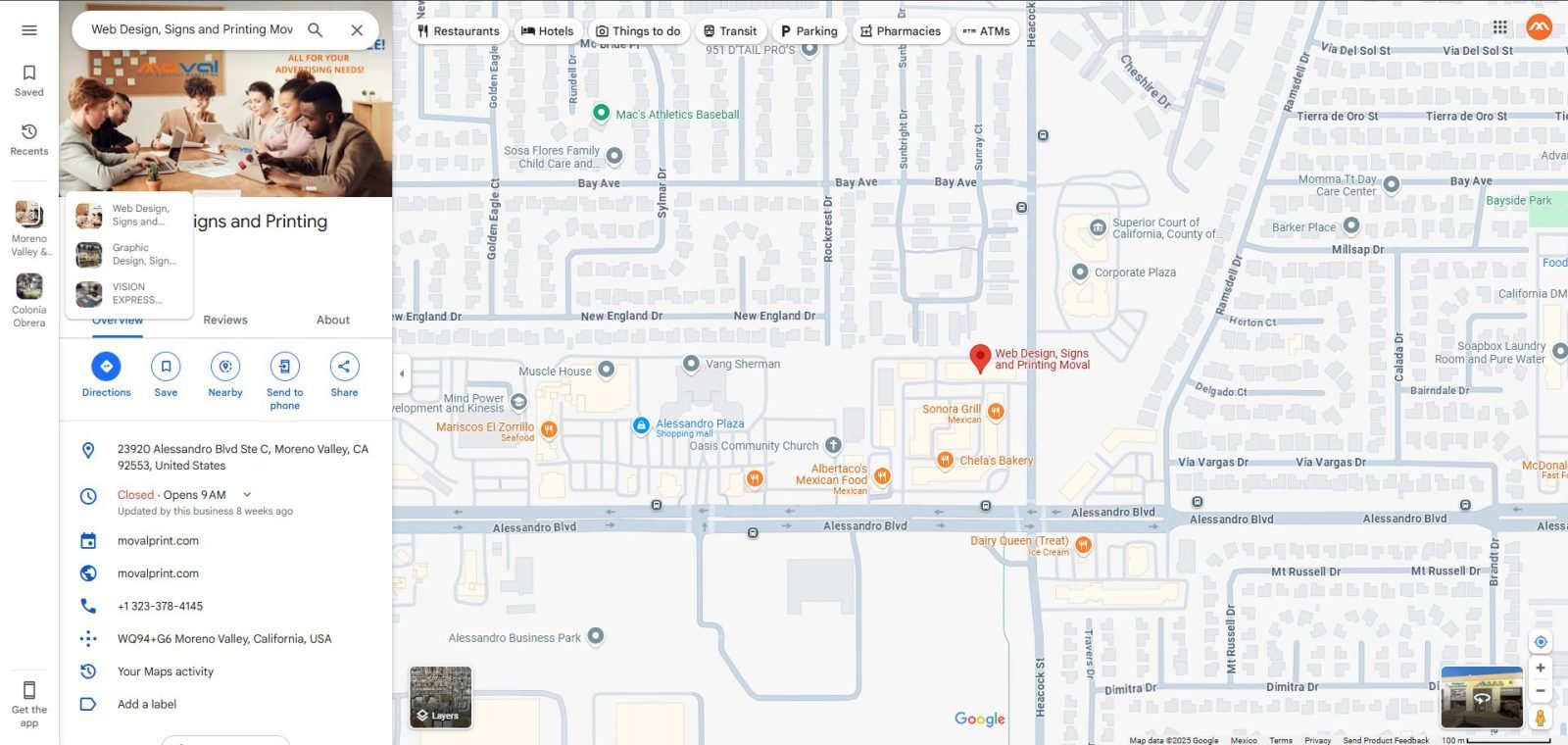 Busniess on google
